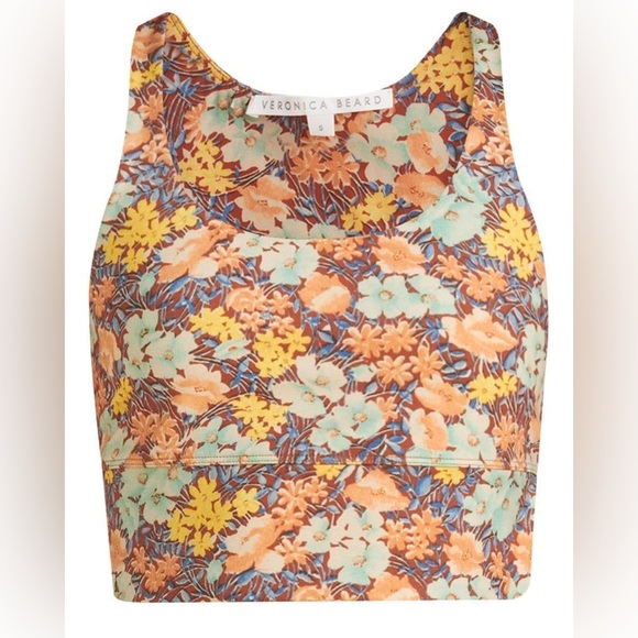veronica beard MALEA FLORAL SPORT BRA - Picture 5 of 10